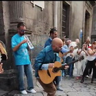 Napoli, concerto a sorpresa dei Negramaro in piazza per Pino Daniele