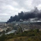 Rouen, incendio in impianto chimico ad alto rischio