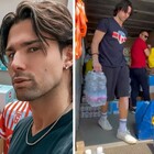Luca Onestini (dopo le polemiche) scarica pacchi di aiuti per gli sfollati dell'alluvione in Romagna: «Poche parole e molti fatti»