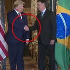 Bolsonaro positivo? Ecco la stretta di mano con Trump cinque giorni fa