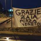 Veneto, spuntano gli striscioni pro-Zaia: «Grazie»