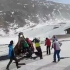Campo Felice, rifugio scoperchiato travolto sciatore