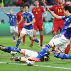 Il gol del Giappone contro la Spagna 