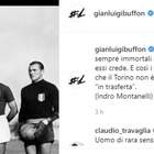 Gigi Buffon, ricordo social del Grande Torino: «Gli eroi sono sempre immortali»