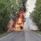 Autobus in fiamme a Veroli: studenti messi in salvo dall'autista