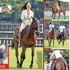 Belen Rodriguez fugge a cavallo senza Stefano De Martino. E spunta Sebastian
