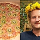 Ecco la pizza al kiwi, l'inventore: «Dall'Italia mi arrivano minacce di morte»