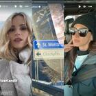 Ilary Blasi, Michelle Hunziker e Melissa Satta: reunion di donne single a Saint Moritz. Le stories su Instagram