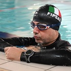 Pagani ancora da record, l'atleta di Terni ritocca il suo primato mondiale nell'apnea con attrezzi