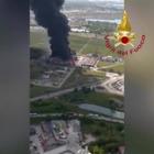 Il video dall'elicottero dei vigili del fuoco