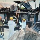 Fiumicino, incendio al Blue Delphin: distrutto il ristorante, coinvolte due imbarcazioni