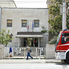 Scuola Montessori Viale Adriatico. Crolla un controsoffitto. (Foto Gabrielli/Ag.Toiati)
