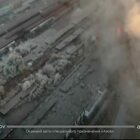 Drone mostra attacco russo a zona industriale VIDEO