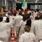 Tokyo 2020, l'ingresso dell'Italia: il video di Montano