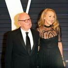 Murdoch divorzia dall'attrice Jerry Hall dopo sei anni. È la quarta separazione per il tycoon