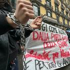 25 aprile a Napoli, il corteo antifascista per la Palestina