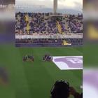 Fiorentina in campo con la maglia di Astori Video