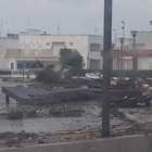 Porto Cesareo, violenta tromba d'aria: danni al porto, crolla un pontile. Il sindaco: «Città in ginocchio»