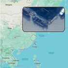 Nave russa ormeggiata in Cina