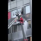 Incendio in un palazzo di Osaka