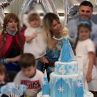 Wanda Nara e Mauro Icardi, super party tema Frozen per i quattro anni della figlia Francesca