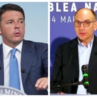 Letta e Renzi faccia a faccia: sostegno a Draghi ma divisione su M5S
