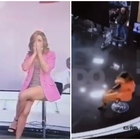 Malore improvviso in diretta tv, conduttrice si mette le mani in viso e crollo a terra: panico in studio VIDEO