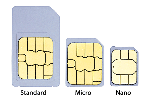 formati SIM nano micro