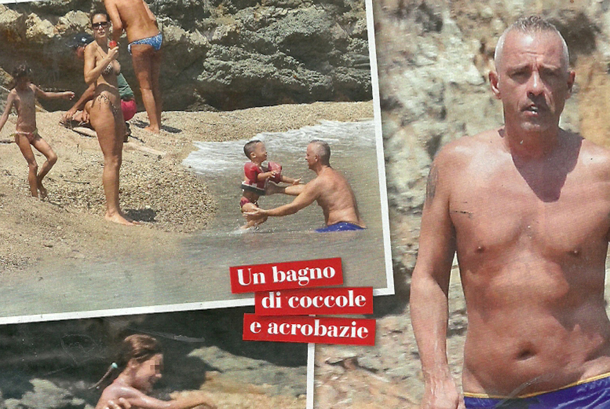 Eros Ramazzotti Vacanza Con La Famiglia Con Dediche Alla Moglie Marica