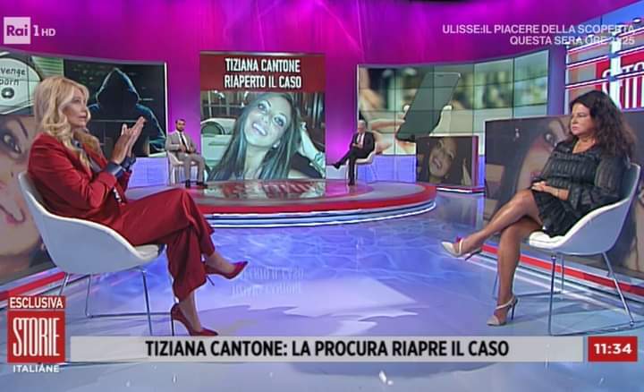 Storie Italiane, la mamma di Tiziana Cantone rivela: Â«Caso riaperto grazie  a un team di esperti americaniÂ»