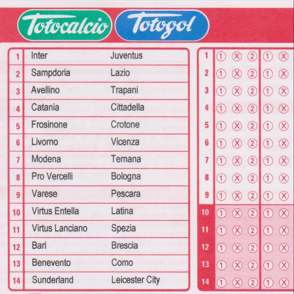 Da gennaio addio al Totogol: concorso chiuso in vista del Nuovo Totocalcio