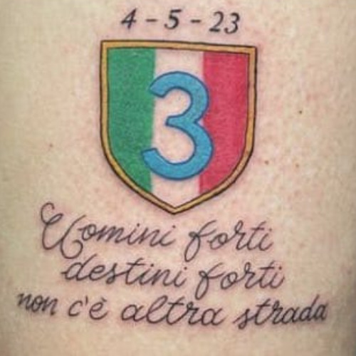 iftvmarco got someone in the streets of Naples to get a Napoli Scudetto  tattoo before they've actually won it 😳 Would you do it 😬