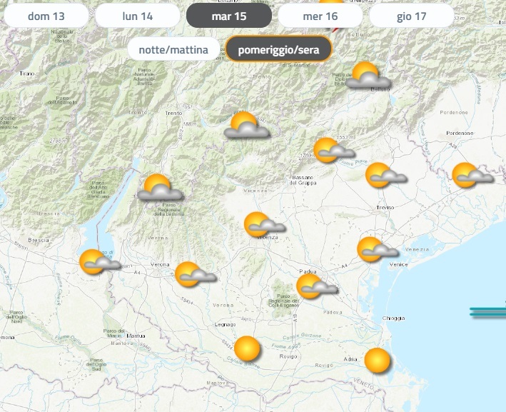 Meteo, Previsioni Per Ferragosto In Veneto, Fvg E Trentino Alto Adige ...