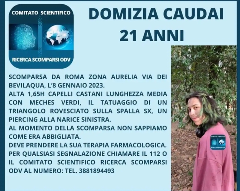 Urgent Appeal For Missing Girl In Rome