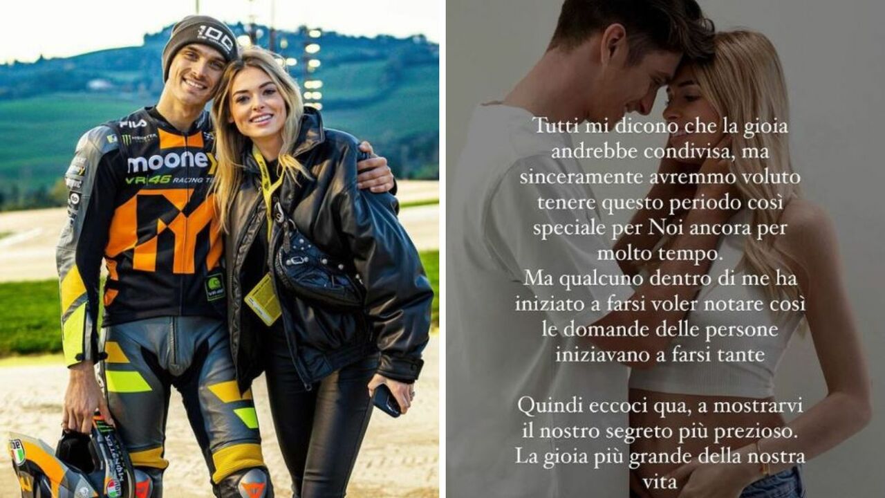 Valentino Rossi diventa zio: il fratello Luca Marini e Marta Vincenzi in  dolce attesa. La gioia del pilota e della moglie