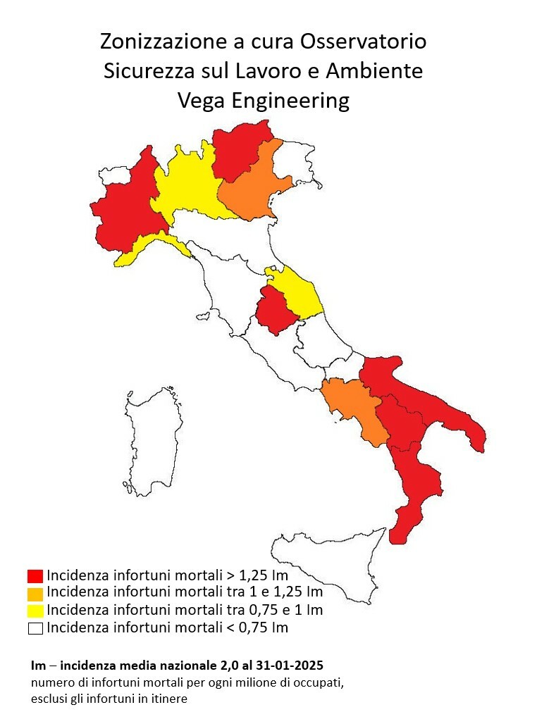 Morti sul lavoro, dal 2021 al 2024 sono 4.442 le vittime in Italia. I ...