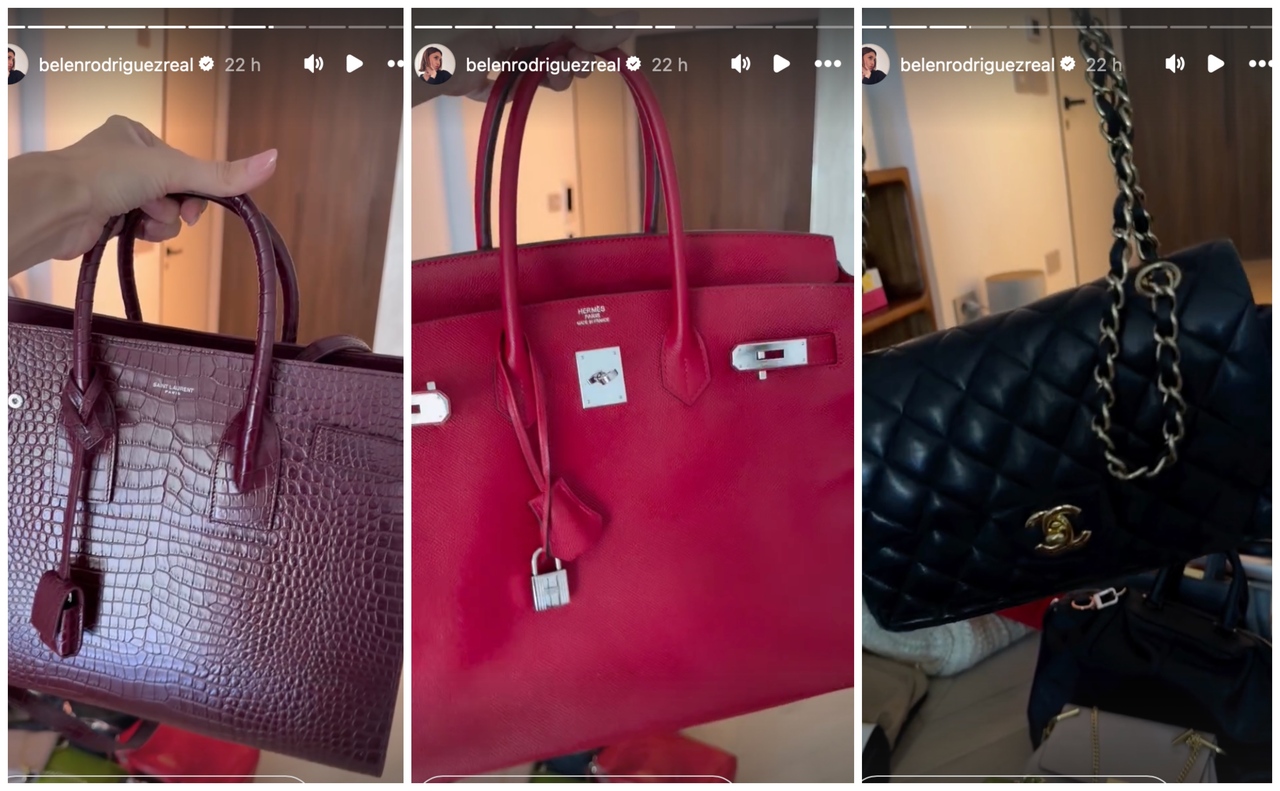 Belen mette in vendita le sue borse di lusso: dalla Hermes Birkin (10.500  euro) alla Yves Saint Laurent (1800 euro)
